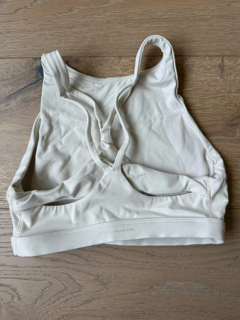Athleta X Alicia Keys Transcend Chantilly Cream Bra D-DD+ XSmall